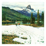 "Spring Warms the Mountains," May 5, 1962 Giclee Print by John Clymer