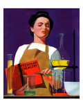 "Freshmen Chemistry," May 4, 1940 Giclee Print by John Hyde Phillips