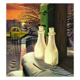 "Frozen Milk," January 8, 1944 Giclee Print by Stevan Dohanos