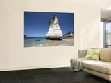 Rock Formation, Cathedral Cove, Coromandel Peninsula, North Island, New Zealand Wall Mural by David Wall