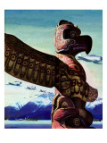 "Totem Pole," January 31, 1942 Giclee Print by John Clymer
