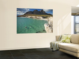 Sea Kayaker on the Gulf of California at Isla Carmen, Loreto, Mexico Wall Mural by Chuck Haney