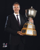 Nicklas Lidstrom with the James Norris Memorial Trophy Photo