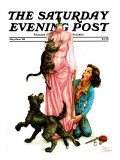 "Dressmaker," Saturday Evening Post Cover, May/June 1983 Giclee Print by Scott Gustafson