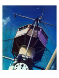 "Tower on Battleship," March 9, 1940 Giclee Print by Arthur C. Radebaugh