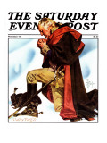 "Re-print of "George Washington at Valley Forge"," Saturday Evening Post Cover, November 1, 1975 Giclee Print by J.C. Leyendecker