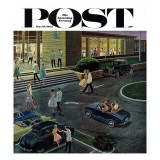 "Prom Dates in Parking Lot," Saturday Evening Post Cover, May 19, 1962 Giclee Print by Ben Kimberly Prins