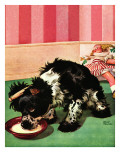"Clothespinned Butch," February 10, 1945 Giclee Print by Albert Staehle