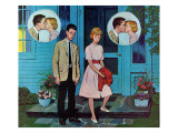"Goodnight Kiss," July 28, 1962 Giclee Print by Amos Sewell