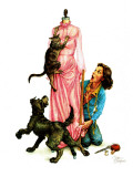 "Dressmaker," May/June 1983 Giclee Print by Scott Gustafson