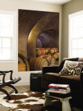 Barrels in Cellar at Long Meadow Ranch Winery, Ruthford, Napa Valley, California, USA Mural por Janis Miglavs Barrels in Cellar at Long Meadow Ranch Winery, Ruthford, Napa Valley, California, USA Mural por Janis Miglavs