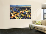 Cityscape at Dusk, Bangkok, Thailand Wall Mural