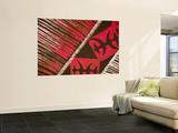 Traditional Colorful West African Batik Fabric, Kpalime, Togo, Africa, Wall Mural