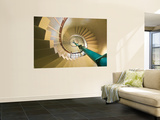 Spiral Staircase in Vizhinjam Lighthouse Wall Mural by Tim Makins