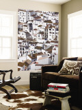 Whitewashed Buildings Wall Mural by Karl Blackwell