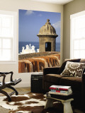 Lookout Tower at Fort San Cristobal, Old San Juan, Puerto Rico, Caribbean Wall Mural by Dennis Flaherty