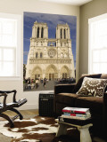Notre Dame Cathedral, Ile De La Cite, Paris, France Reproduction murale géante par Sergio Pitamitz