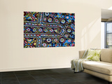 Colourful Embroidery Detail Wall Mural by Kimberley Coole