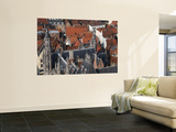 Bird's Eye View over City Roofs from Belfry (Belfort) Wall Mural by Krzysztof Dydynski