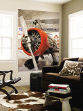 1930s-Era Number 44 We Will Racing Airplane, Weddel-Williams Air Racing Museum, Patterson, LA Reproduction murale géante par Walter Bibikow