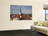 View of Old Town From Toompea, Late Afternoon, Tallinn, Estonia Wall Mural by Walter Bibikow