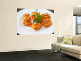 Sauteed Prawns in Mandarin Sauce at Rex Hotel Rooftop Restaurant Wall Mural by Christer Fredriksson