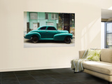 Classic 1950's Car Parked Outside House in Chinatown District Wall Mural by Christian Aslund