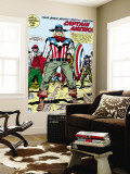 Captain America Bicentennial Battles: Captain America Wall Mural by Jack Kirby