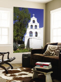 Bell Tower at Mission Basilica San Diego De Alcala Wall Mural by Richard Cummins