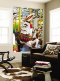 Carousel Horses at Yerba Buena Center for the Arts Wall Mural by Sabrina Dalbesio