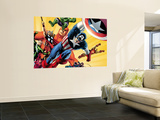 Fallen Son: The Death Of Captain America5 Group: Captain America Reproduction murale géante par John Cassaday