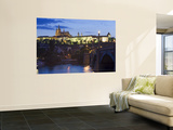 Prague Castle and St Vitus Cathedral at Dusk Wall Mural by Christopher Groenhout