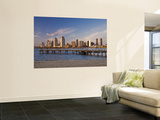 Downtown at Sunset, Seen from Coronado Peninsula Wall Mural by Witold Skrypczak