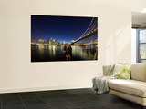 Manhattan Skyline from Brooklyn Wall Mural by Tyler Roemer