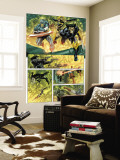 Wolverine Captain America 4 Group: Wolverine, Captain America and Warbird Wall Mural by Tom Derenick