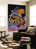 Fantastic Four: Heroes Reborn Cover: Mr. Fantastic, Invisible Woman, Thing and Human Torch Wall Mural by Jim Lee