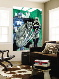 Wolverine Captain America 3 Group: Wolverine, Captain America and Warbird Wall Mural by Tom Derenick