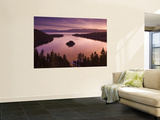 Winter Sunrise at Emerald Bay, Lake Tahoe Wall Mural by Witold Skrypczak