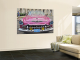 Classic Pink Desoto Taxi Car Reproduction murale géante par Frank Carter