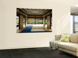 Interior of Tea House at Ritsurin Park Wall Mural by Seong Joon Cho