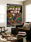 Marvel Comics Retro: Luke Cage, Hero for Hire Comic Book Cover 11 (aged) Wall Mural