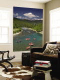 Rafting on Kopru Cayi Wall Mural by Izzet Keribar