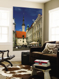 Side Street in Old Town Wall Mural by Frank Wing