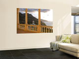 Terrace of Son Marroig Mansion and Gazebo at Sunset Reproduction murale géante par Holger Leue