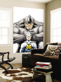 Gravity 2 Cover: Rhino and Gravity Wall Mural by Mike Norton