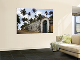 Wooden Colonial Door of Abandoned House Wall Mural by Viviane Ponti