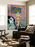 Marvel Comics Retro: My Love Comic Book Cover 2, Crying and Dancing (aged) Wandgemälde