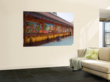 Preah Vihar Buddhist Temple Grounds with Frescoes Depicting Buddha's Life and Enlightenment Wall Mural by Christer Fredriksson