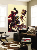 The Mighty Avengers 12 Cover: Captain America, Giant Man, Iron Man and Thor Wall Mural