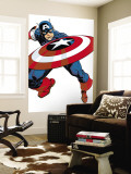 Captain America V4, 27 Cover: Captain America Wall Mural by Dave Johnson
